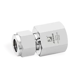 Female Connector Tube OD 1/8" - PT 1/8" NPT - 316SS